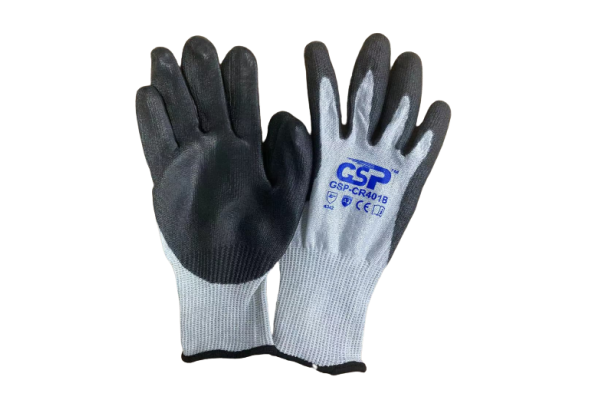 CR401B HPPE 3級抗切割PU手套
