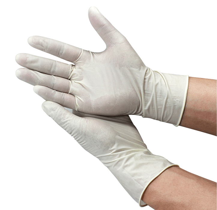 安思爾ansell 4754一次性無粉白色乳膠手套