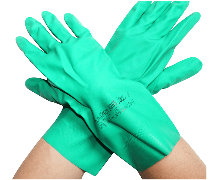 安思爾Ansell 3985丁腈橡膠防化手套