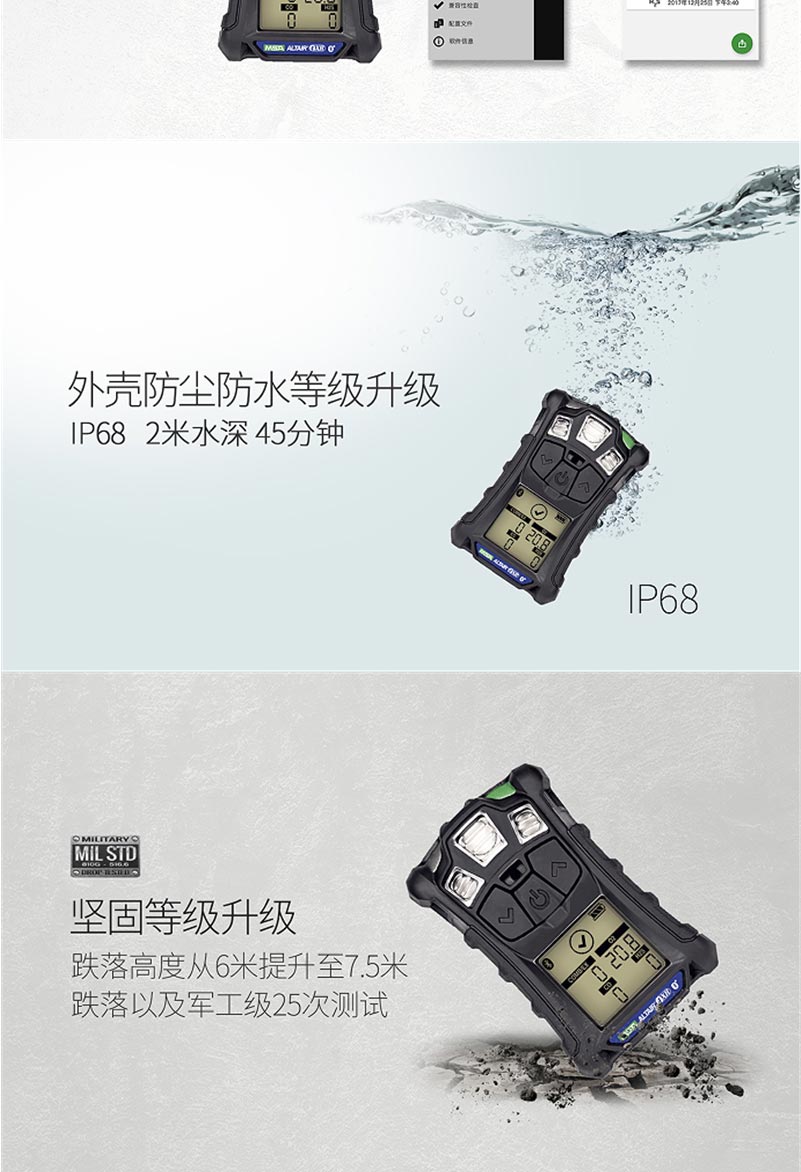 梅思安 10196188 天鷹4XR藍牙版氣體檢測儀