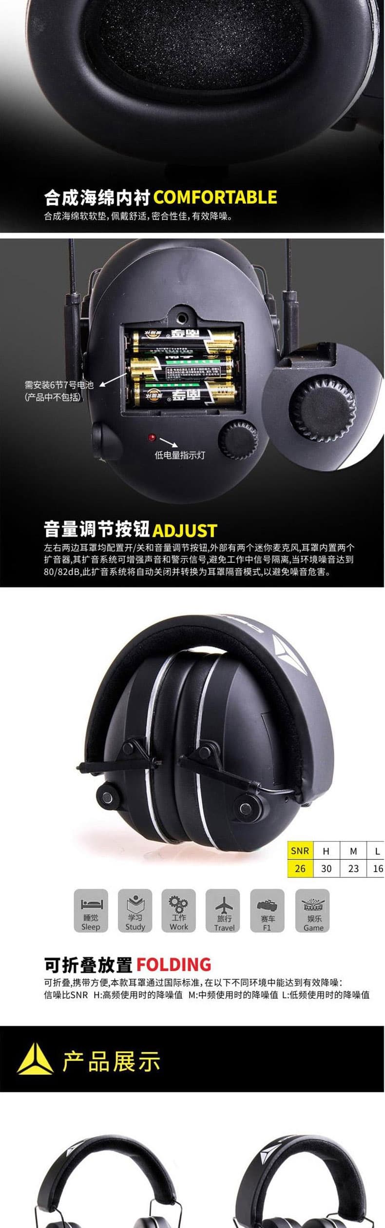 代爾塔 103015 PITSTOP電子耳罩--廣州耳部防護(hù)產(chǎn)品廠家