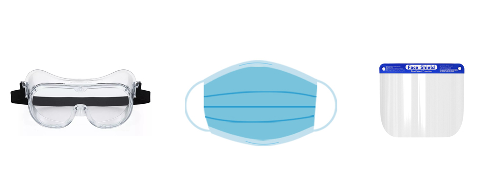 醫(yī)用隔離眼罩、口罩和防護面罩：不同之處和作用
